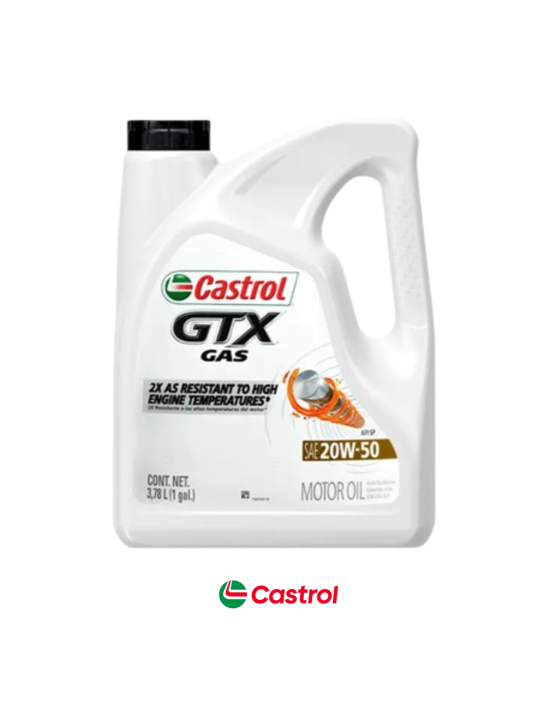 CASTROL GTX GAS 20W-50 - 3.78 Lt. aceite mineral