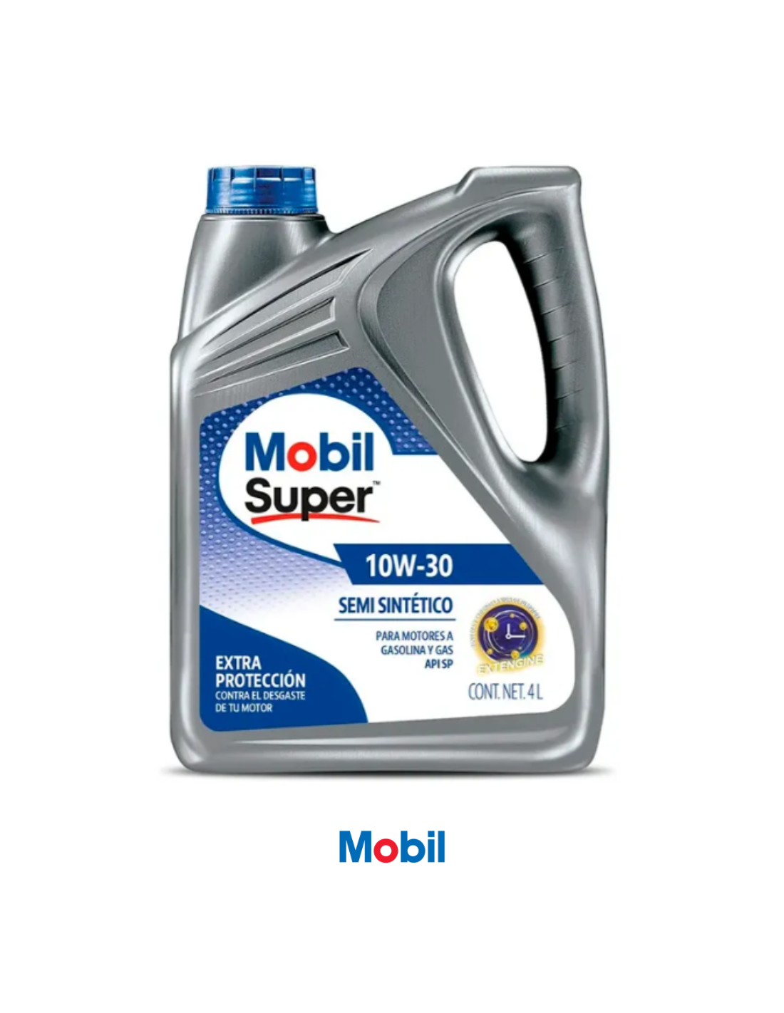 MOBIL SUPER TM, SEMI SINTETICO 10W-30 - 4 Lt.