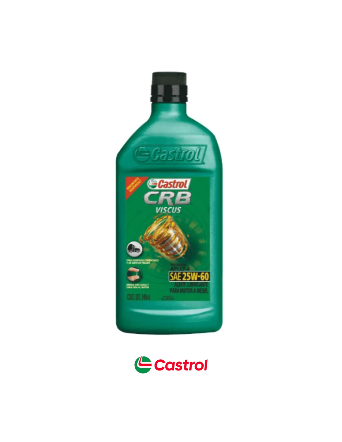 CASTROL CRB VISCUS 25W-60 - 946 ML. aceite mineral