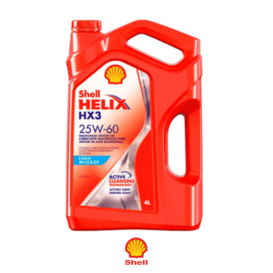 SHELL HELIX HX3 SAE 25W-60 - 4 Lt.